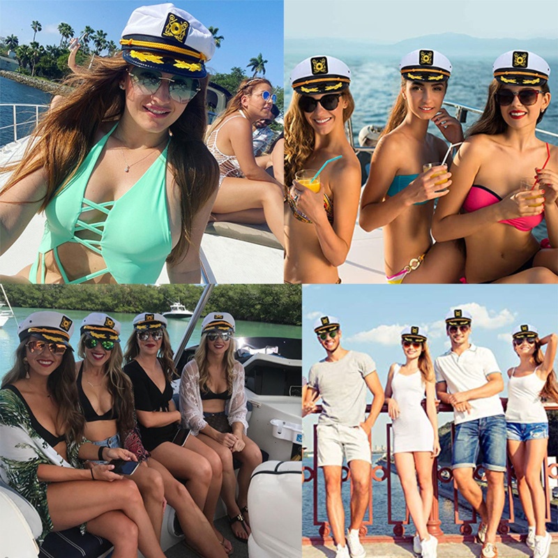 Nón Hóa Trang Thuyền Trưởng Hải Quân Cho Bé