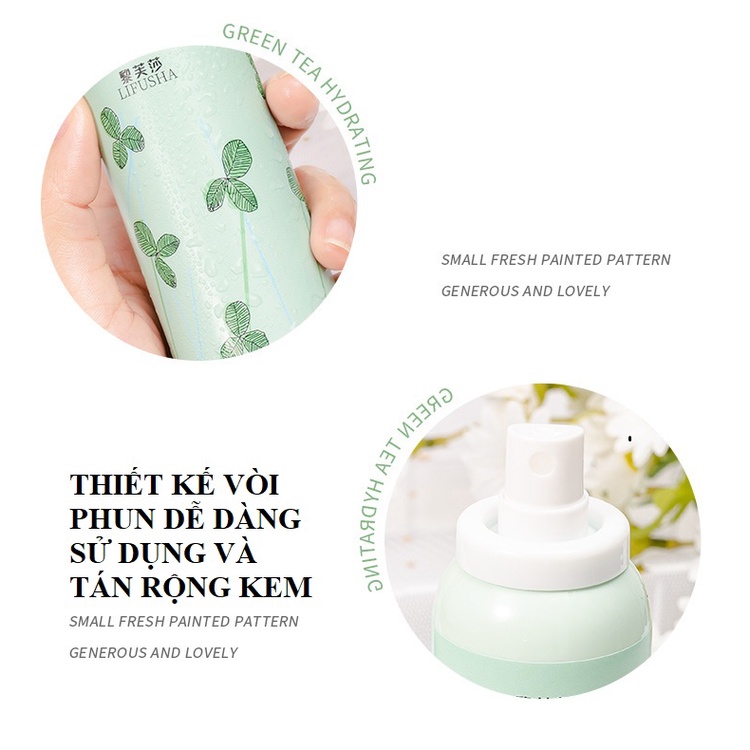 Xịt khoáng cấp ẩm trà xanh LIFUSHA Xịt trang điểm cấp nước trong mướt lâu trôi cả ngày dài | BigBuy360 - bigbuy360.vn