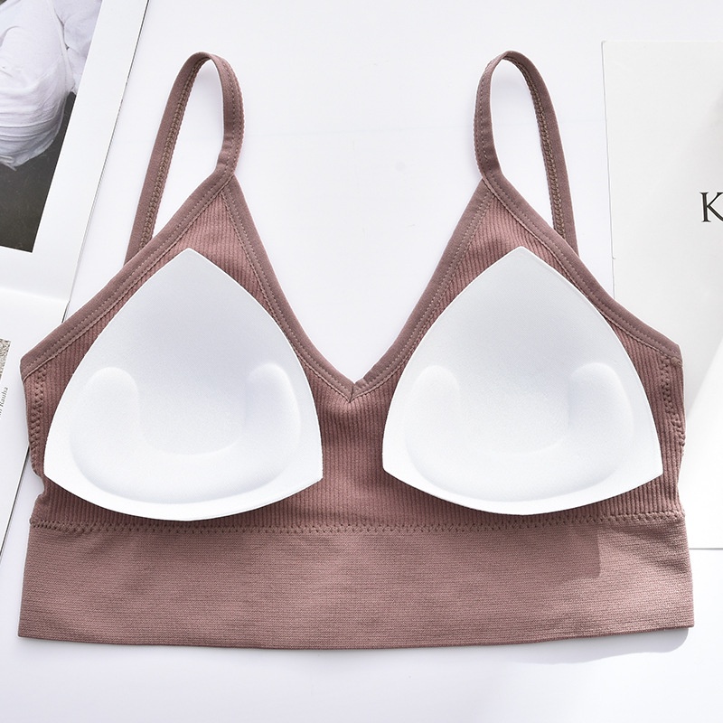 Áo bra nữ hở lưng chữ U 2 dây len tăm AL51 | BigBuy360 - bigbuy360.vn