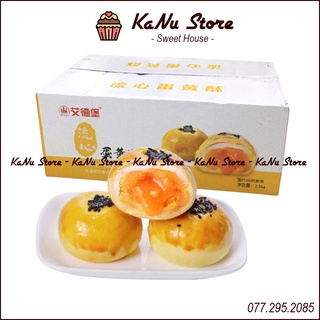 [Hộp 2.5Kg~48 cái] Bánh pía ngàn lớp nhân trứng chảy Đài Loan