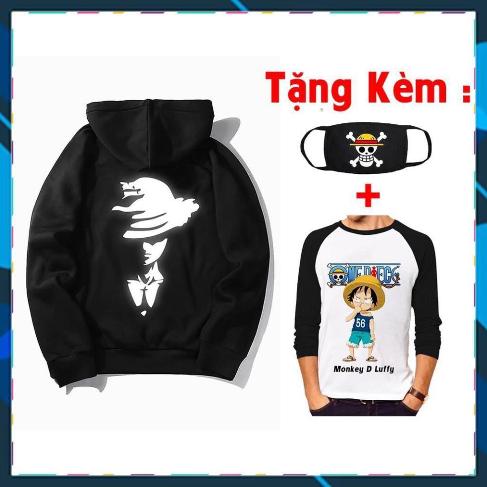 SALE SỐC- [SALE SỐC] Áo khoác Luffy phản quang - áo One piece được yêu thích, cực đẹp cực ngầu giá tận xưởng