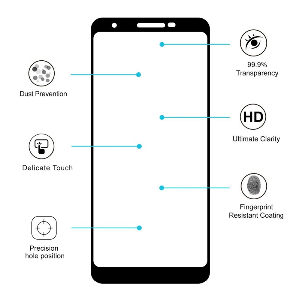 [FULL KEO-Ảnh Thật] Kính Cường Lực Google Pixel 3A FULL Màn