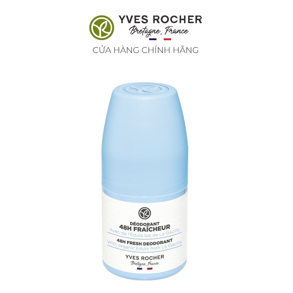 [Mã FMCGMALL -8% đơn 250K] Lăn khử mùi Yves Rocher 48H FRESH DEODORANT 50ML