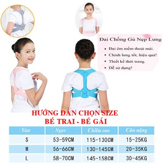 Đai Lưng Chống Gù Chỉnh Dáng Cho Bé - Trị lưng Tôm cho bé