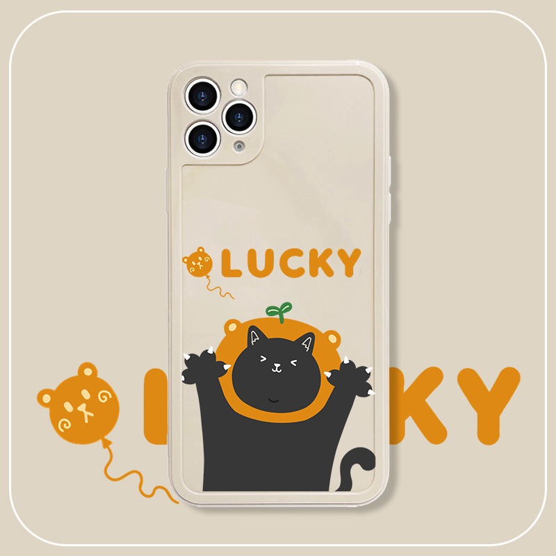 Ốp lưng for iphone Ốp lưng iphone black cat 6/6plus/6s/6splus/7/7plus/8/8plus/x/xr/xs/11/14pro/pro/max/plus/promax Dinuo case