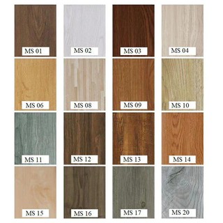 [Trang trí] Sàn nhựa giả gỗ HNC, keo sẵn bóc dán. Độ dày 2mm, 7 tấm 1m2
