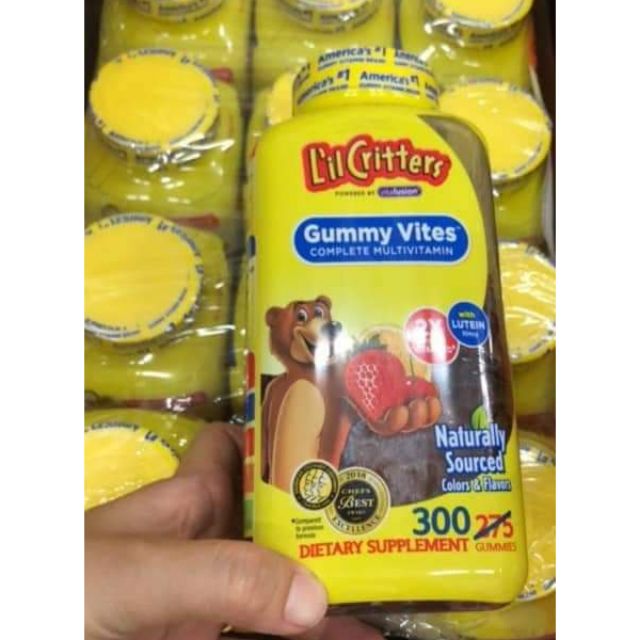 Kẹo Dẻo L'il Critters Gummy Vites - Bổ Sung Vitamin Tổng Hợp Cho Trẻ Biếng Ăn