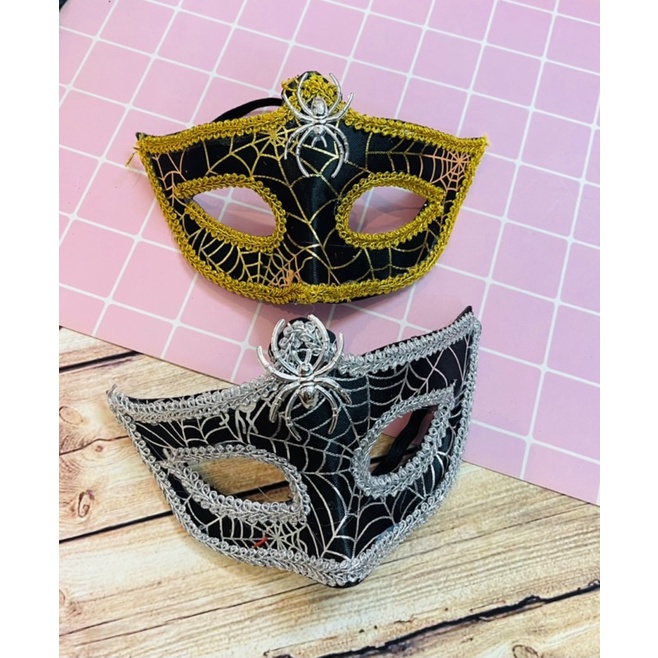 Mặt nạ hoá trang nửa mặt / mặt nạ cosplay dạ hội hoá tráng haloween