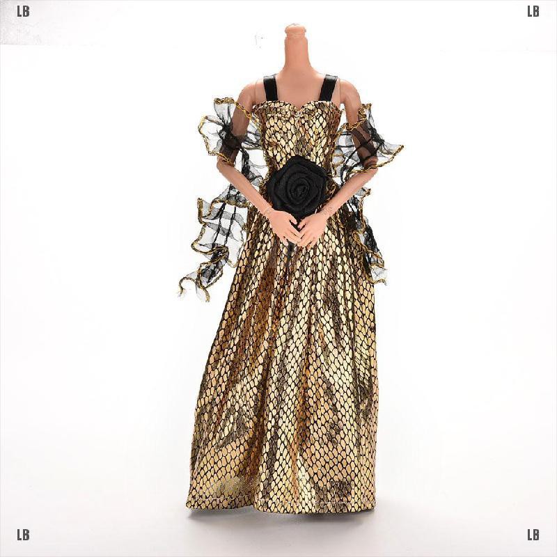 Đầm Hình Vây Cá Sấu Đáng Yêu Cho Búp Bê Barbie