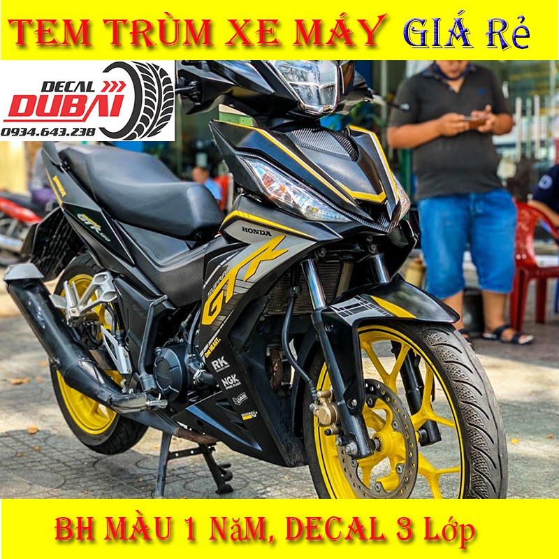 Tem trùm Winner Vàng Đen GTR