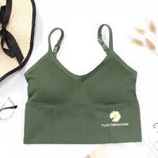 o Bra 2 Dây Hoa Cúc Tập Gym,Thể Thao,Yoga - Áo Bra Len Tâm Hoa Cúc Hàng Siêu Hot | BigBuy360 - bigbuy360.vn