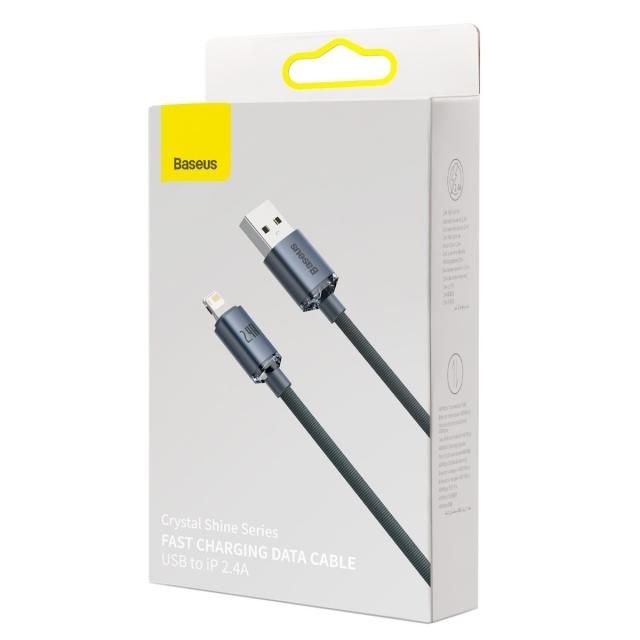 Dây Sạc Baseus CAJY0001 Hỗ Trợ Sạc Nhanh 2.4A, Cáp Sạc Baseus Dài 1M Chính Hãng Bảo Hành 12 Tháng Lỗi 1 Đổi 1