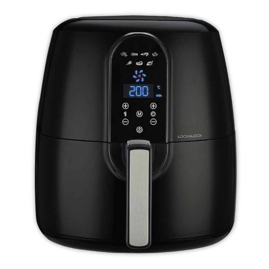 NỒI CHIÊN KHÔNG DẦU LOCK&amp;LOCK FOODIE ECO FRYER EJF351BLK (5.2L) - Màu Đen