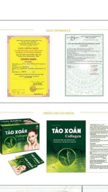 Tảo xoắn colagen _chất lượng vàng