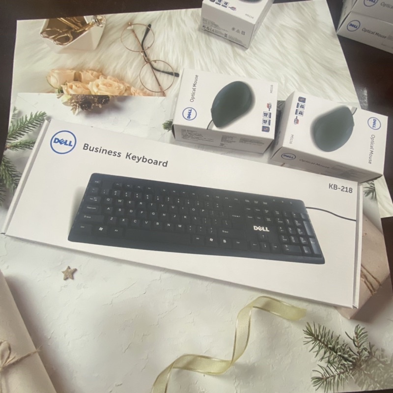 Bộ bàn phím chuột Dell KB218 + MS116 - Hàng Công Ty ( OMEN ) bảo hành 1 năm