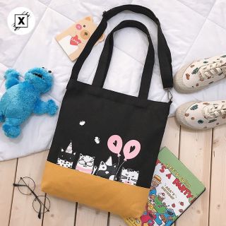 Túi tote - 4 MÈO BONG BÓNG