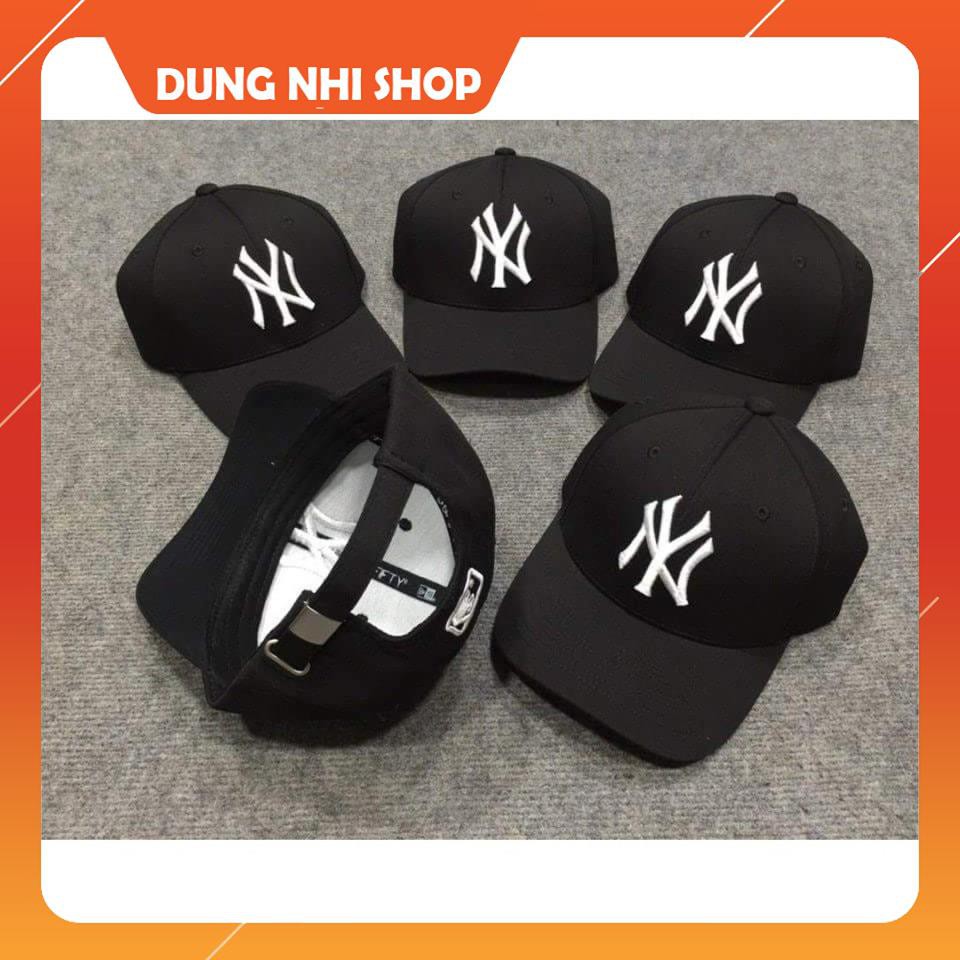 HÀNG MỚI VỀ Nón Lưỡi Trai NY Form Chuẩn Đẹp - Nón Kết Thêu Chữ Nam Nữ Chất Vải Dày