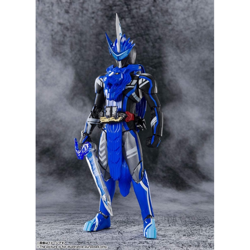 Mô hình SHF Kamen Rider Blades Lion Senki Chính Hãng Bandai Saber S.H.Figuarts Hàng new nguyên seal ảnh thật