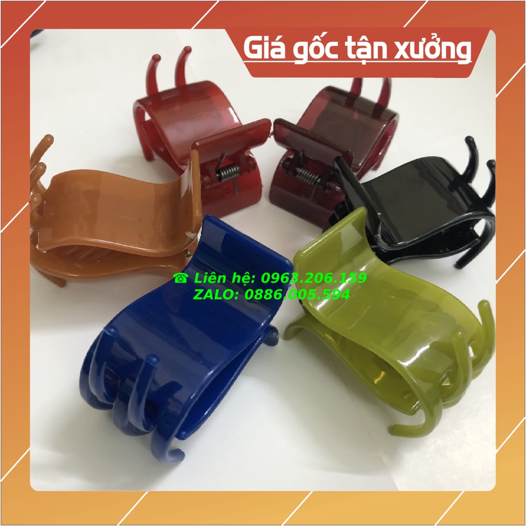 [HOT] Kẹp Tóc Càng Cua Đa Sắc 5 Răng To Dày Cá Tính, Thời Trang, Phong Cách, Chắc Chắn