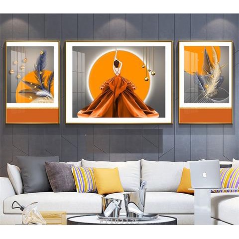Tranh tráng gương in UV 5D Mica bóng mịn Joce.Decor, tranh treo tường decor bền đẹp 40 năm