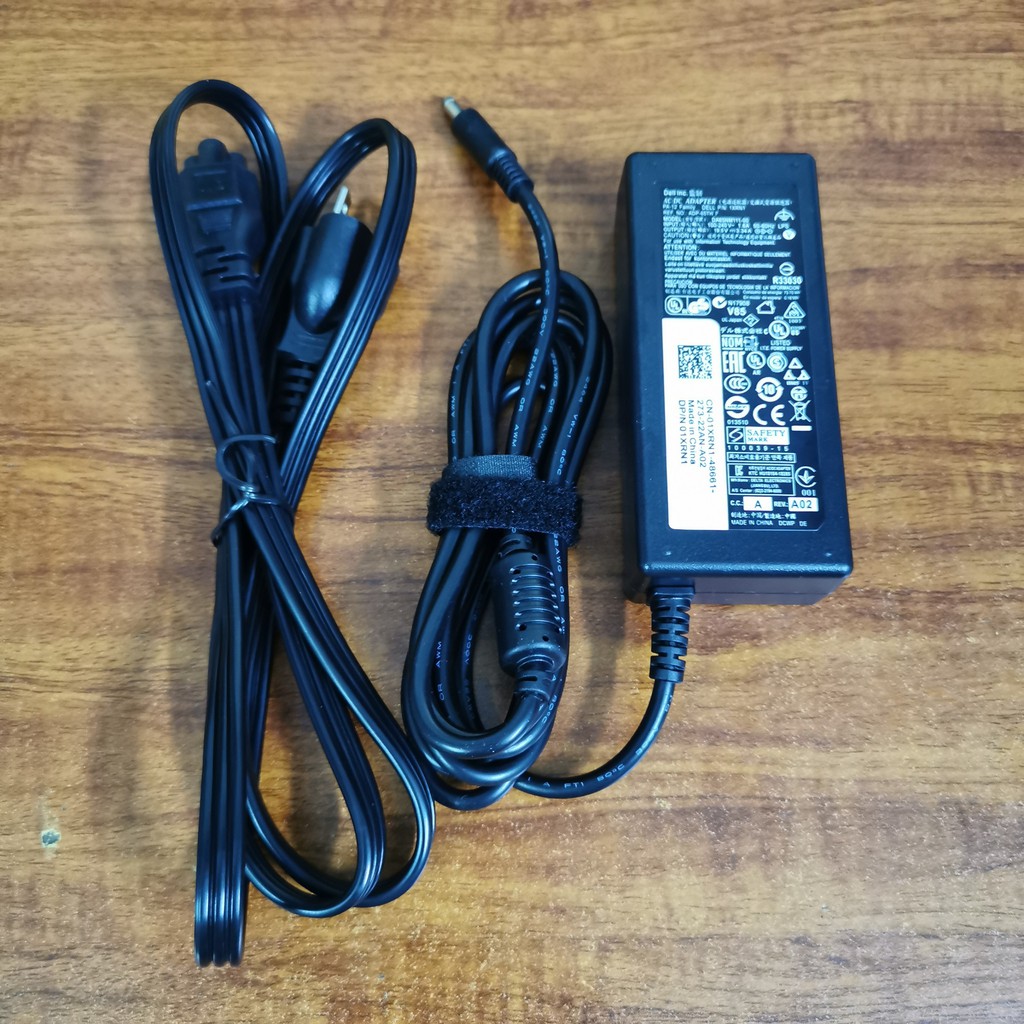 Sạc laptop Dell chân kim nhỏ zin 19.5v 3.34a ,adapter laptop dell loại tốt