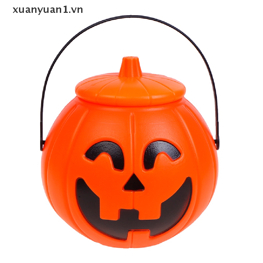 Xô Nhựa Đựng Bí Ngô Trang Trí Halloween