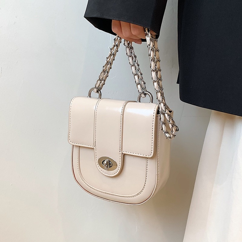 Túi xách IELGY đeo chéo phối dây xích thời trang cổ điển cho nữ