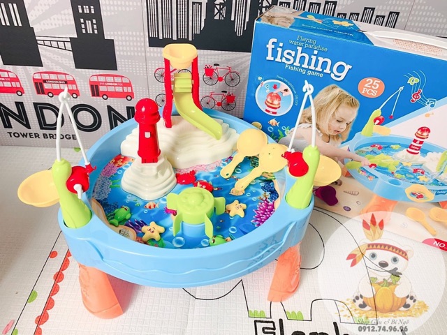 Bộ câu cá Toys House có đèn, nhạc chính hãng