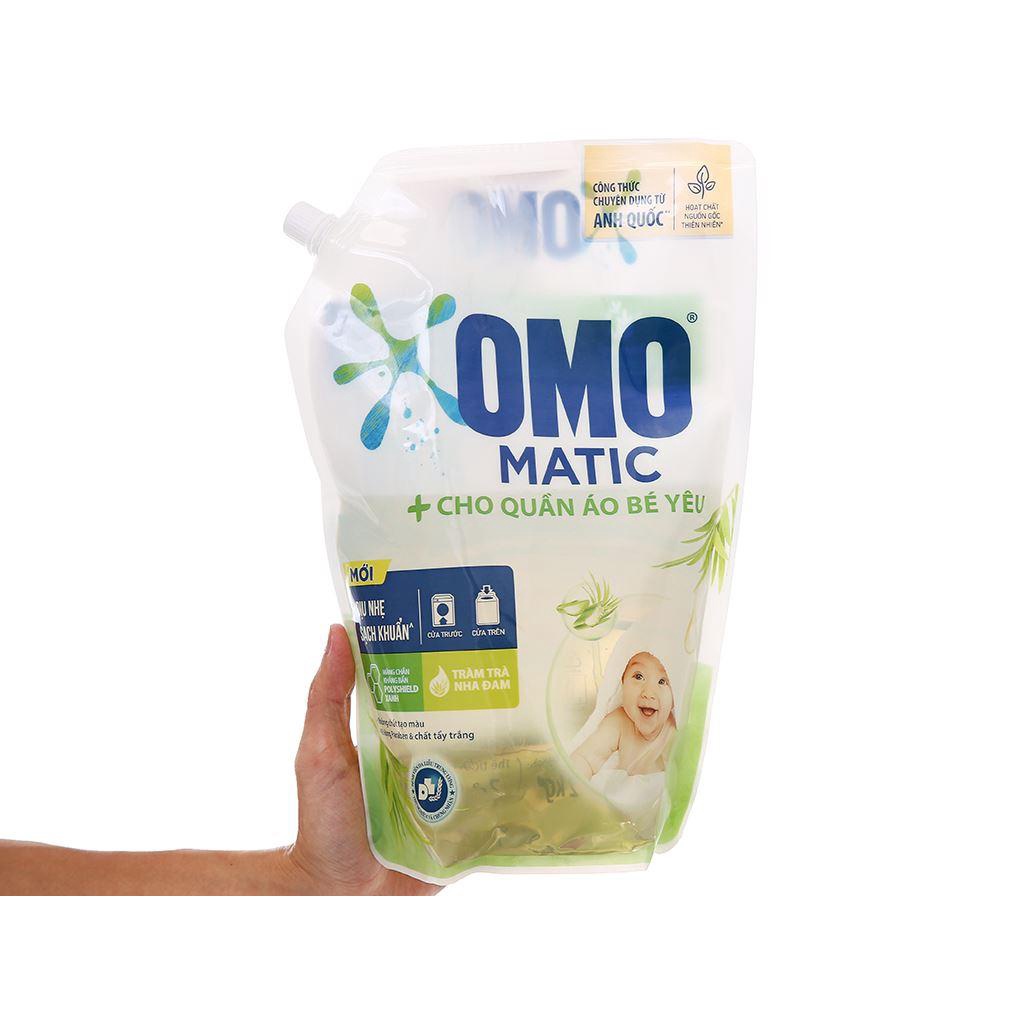 Túi nước giặt Omo Matic cho Quần áo bé yêu 2kg