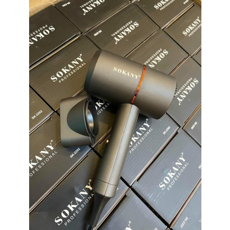 Máy Sấy Tóc Công Suất Lớn Sokany- SK2202 chính hãng Công Suất 1200W Tặng Kèm 1 Đầu Sấy Tạo Kiểu