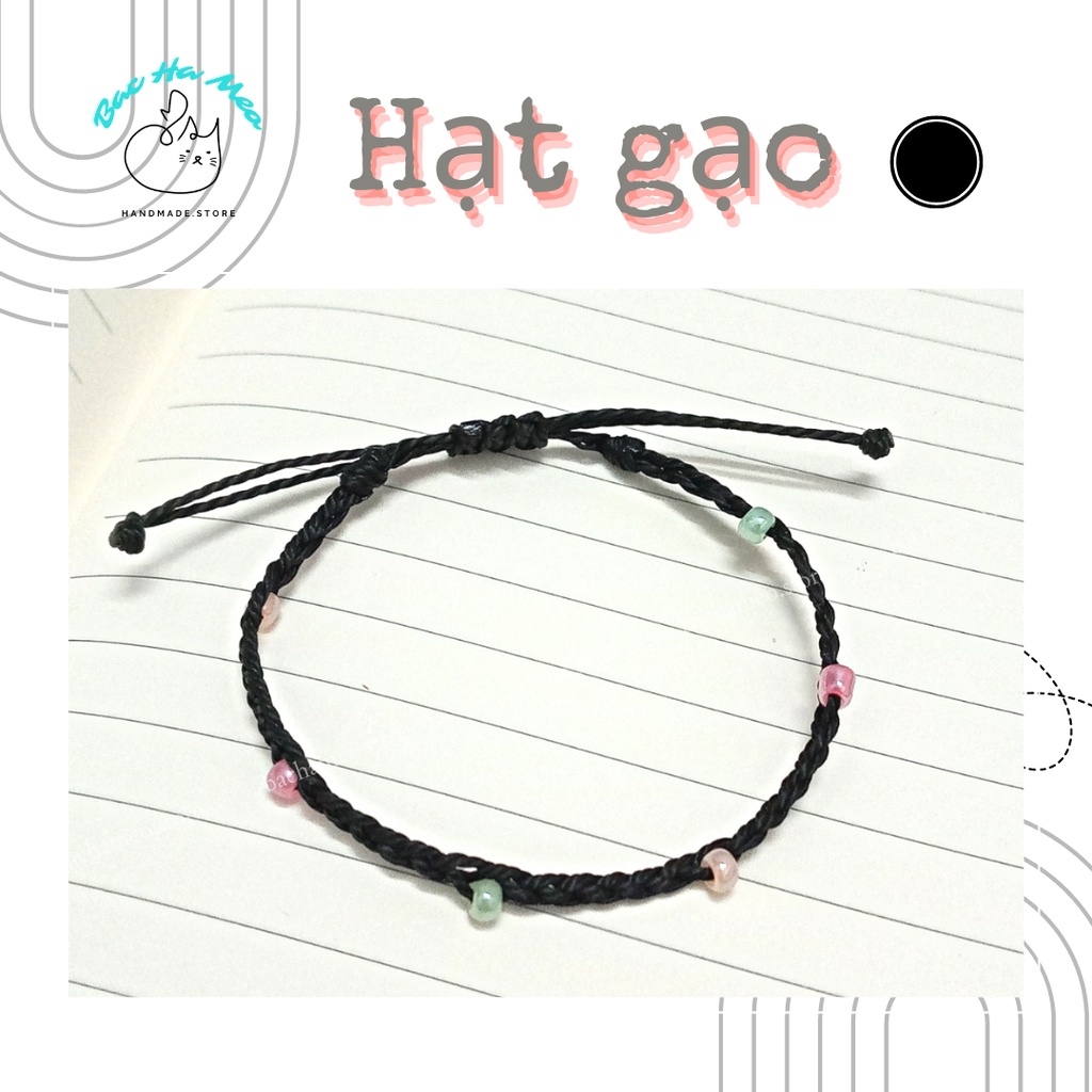 Vòng hạt gạo  - Vòng waterproof - BacHaMeo.Store