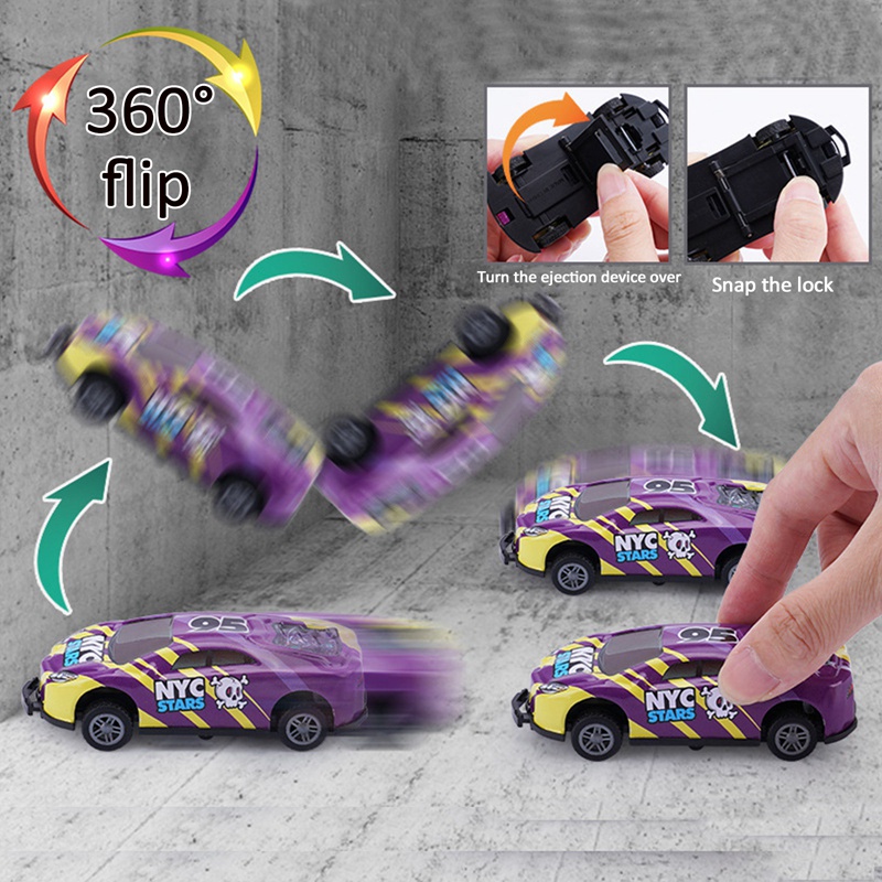 Xe hơi đồ chơi mini bằng hợp kim xoay 360 độ độc đáo dành cho bé trai