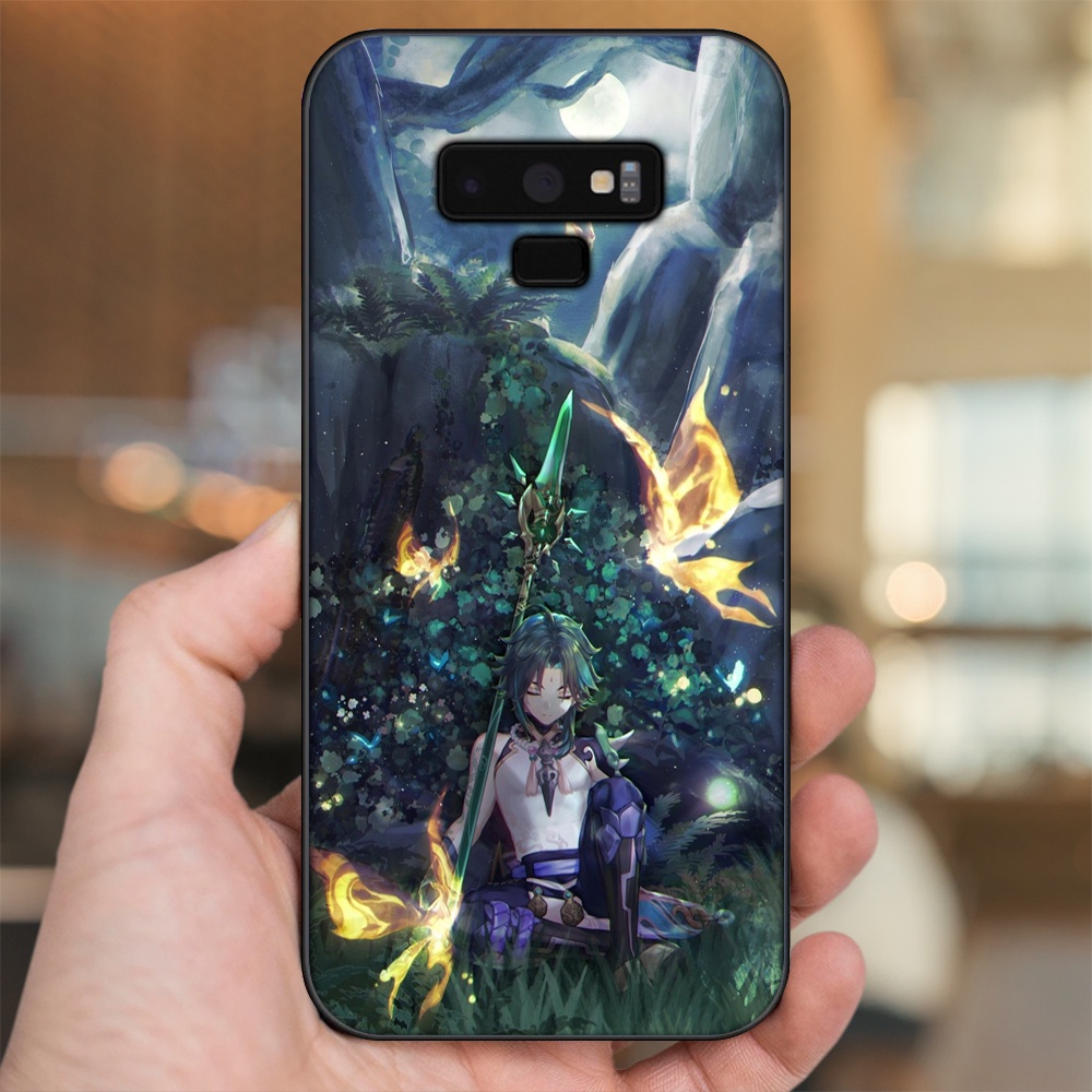 Ốp lưng Samsung Note 9 viền đen in hình Xiao Genshin Impact