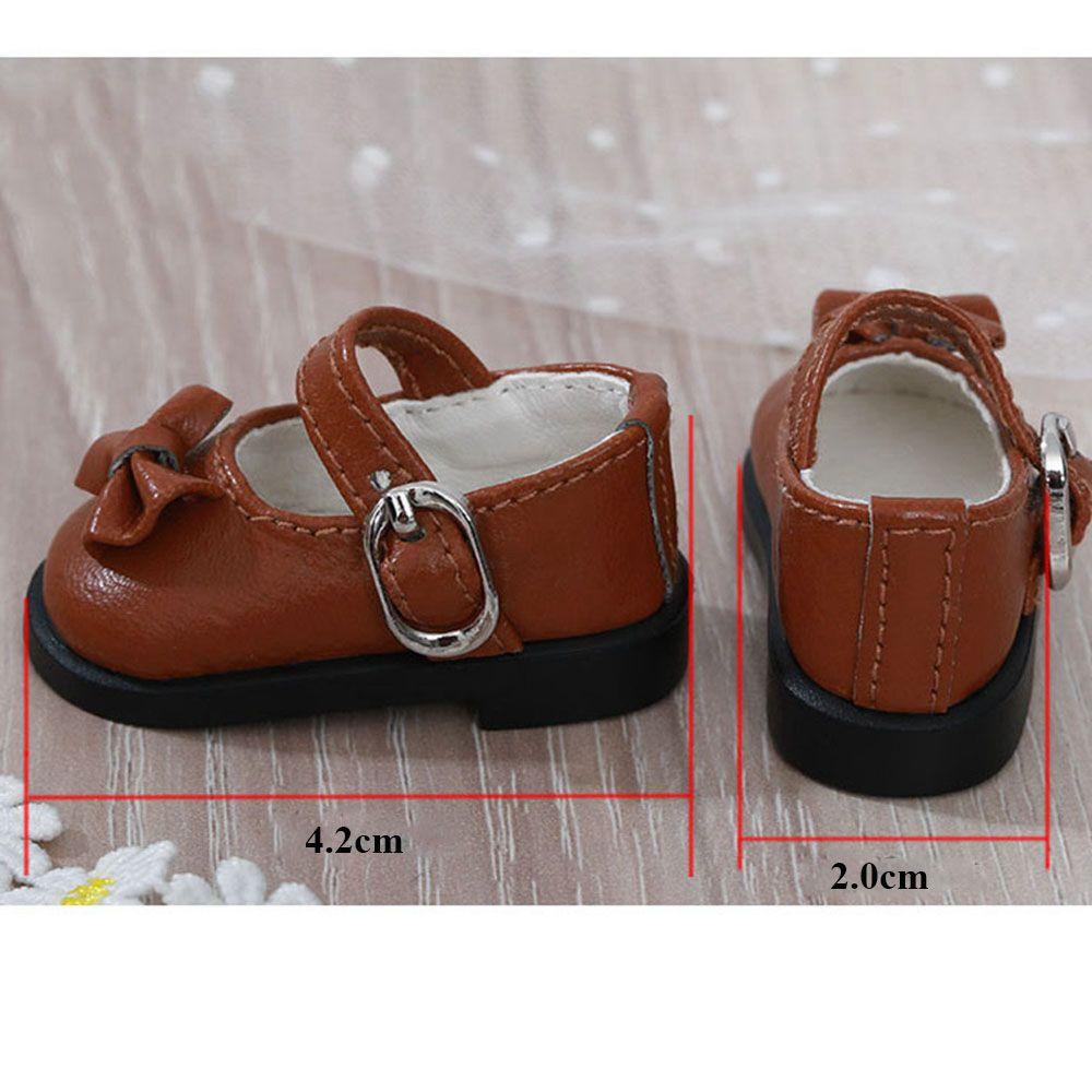 LUOL Giày Búp Bê Bằng Da PU Với 4 Kiểu Màu Khác Nhau Dùng Cho Búp Bê