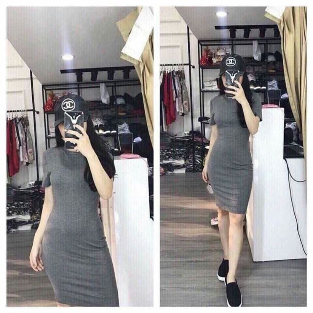 Đầm body tay lở