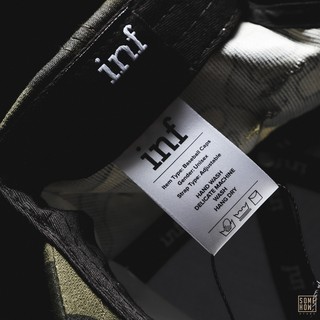 Nón INF Camo Thêu Chữ 