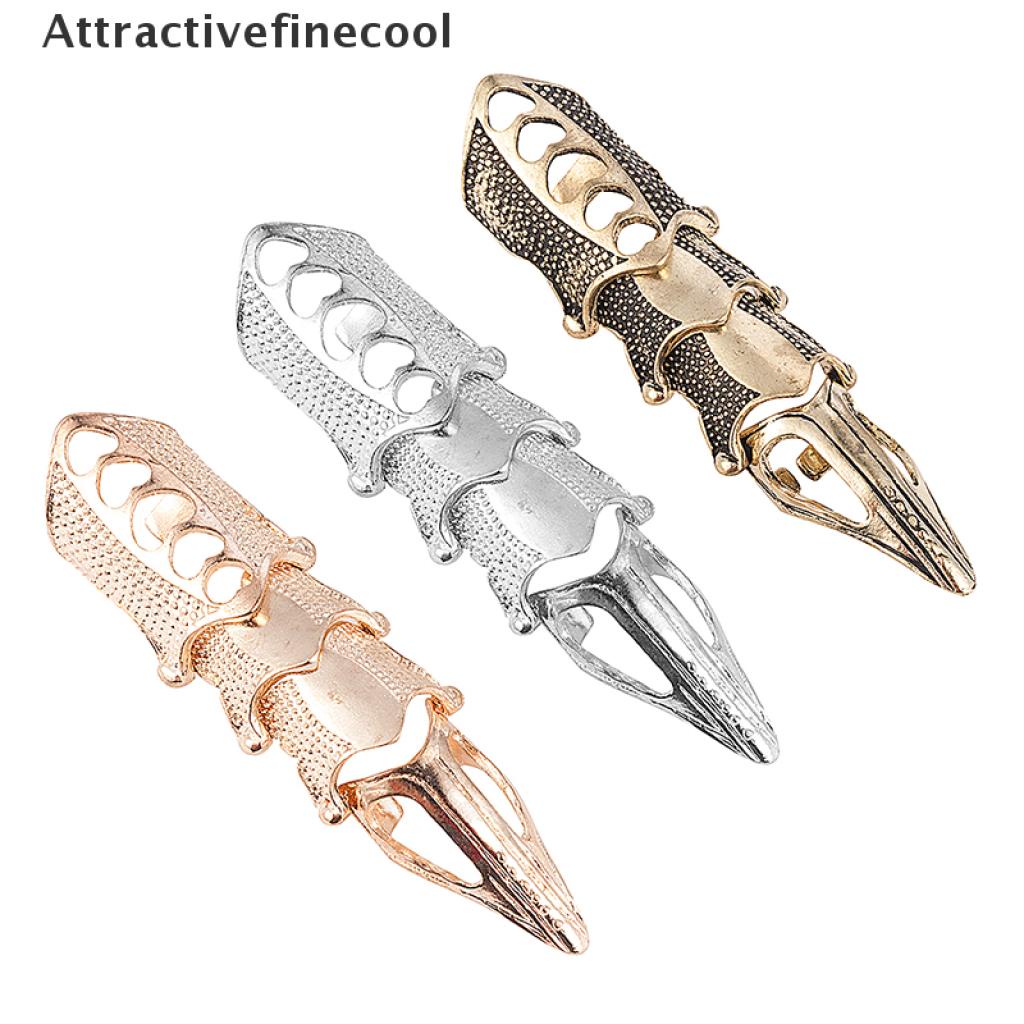 Nhẫn Đeo Khớp Ngón Tay Phong Cách Gothic Punk Cổ Điển Dành Cho Nam Và Nữ