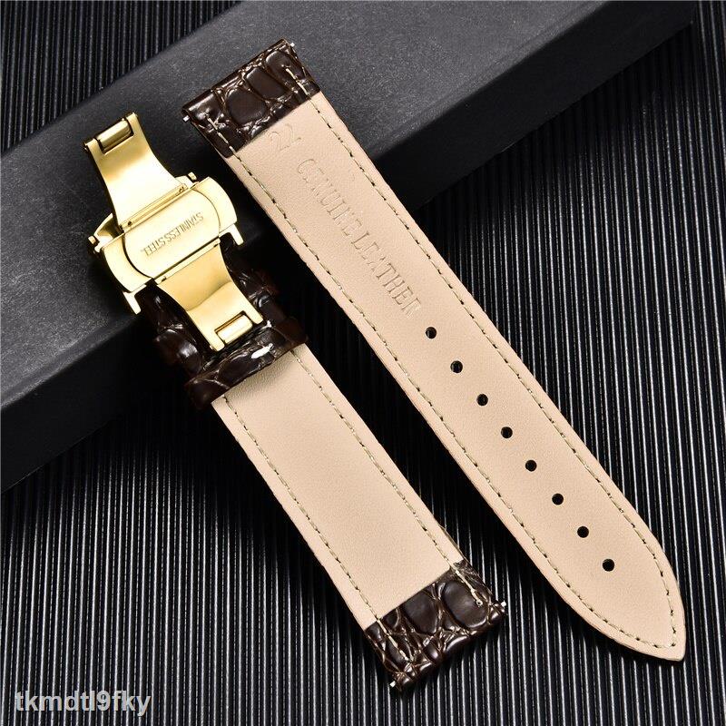 Chính Hãng Dây Đeo Da Cá Sấu 20mm 22mm Cho Đồng Hồ Samsung Gear S3 S2 Galaxy 42 / 46mm Active