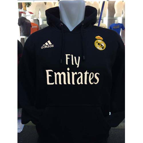 Áo Hoodie Dài Tay Real Madrid Rm-11 Đen