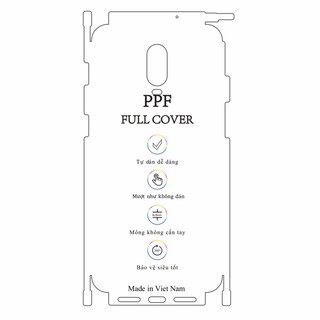 Dán dẻo PPF Oneplus 6T mặt sau và viền