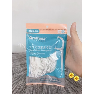 Tăm chỉ nha khoa Oraltana (gói 50p)