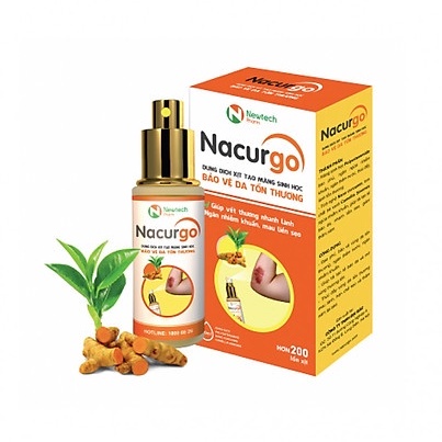 Dung Dịch Xịt Bảo Vệ Da Làm Lành Vết Thương Nacurgo (30ml)- 3000274