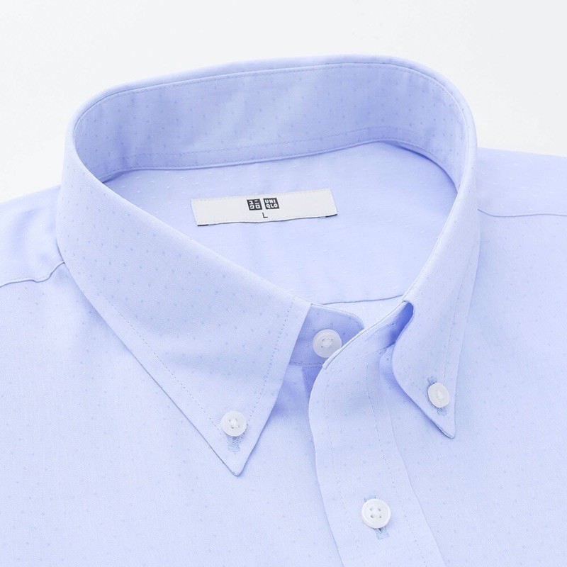 Áo sơ mi nam dài tay thời trang của UNIQLO