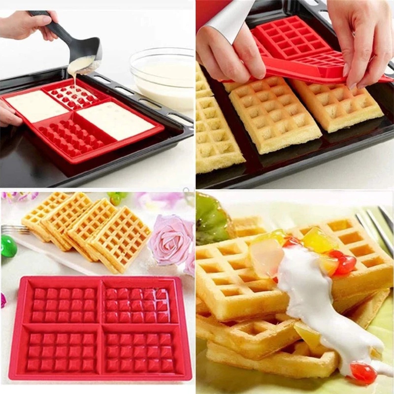 Khuôn Silicone Làm Bánh Kẹp Kẹp Đa Năng Có Thể Tái Sử Dụng
