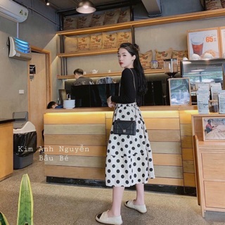 SET ÁO + CV CHẤM BI