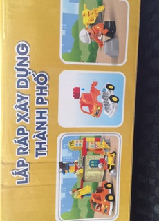 Bộ đồ chơi lắp ráp xây dựng thành phố