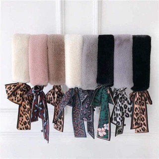 Thanh Lý Khăn Quàng Nữ Lông Thỏ Xinh Sắn ❤️FREESHIP❤️ khăn Phối Lụa Cực Ấm Và Sang [PK33]