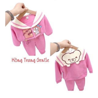 Sét Bộ thu đông thuỷ thủ cho bé gái