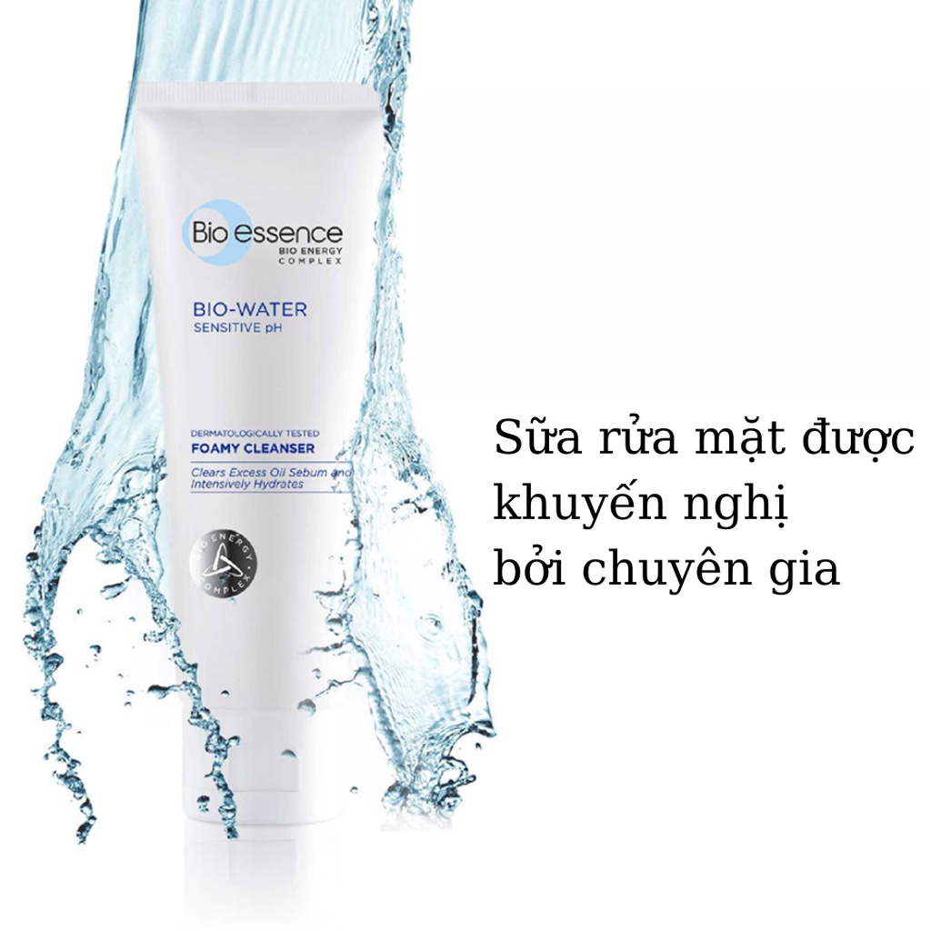 Sữa Rửa Mặt Bio Essence Cấp Ẩm, Phục Hồi Bio-​water B5 Foamy Cleanser 100g