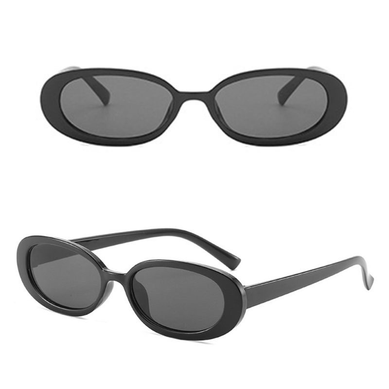 Kính Mát Gọng Oval Nhỏ Phong Cách Retro Thời Trang Cho Nam Nữ